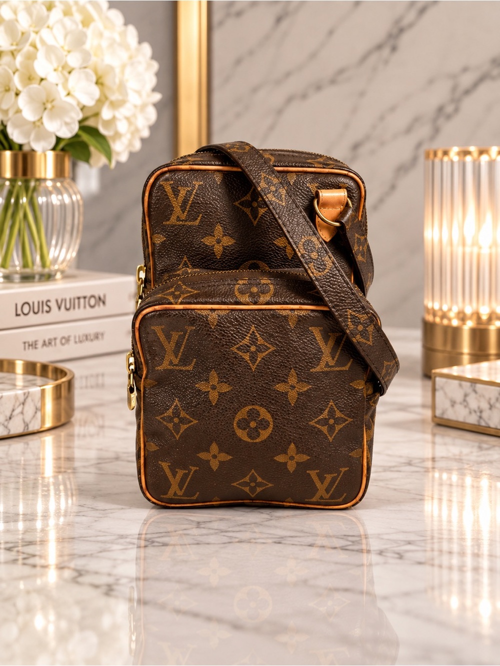 Louis Vuitton Monogram Mini Amazon Vintage Crossbody Bag Full Inclusion